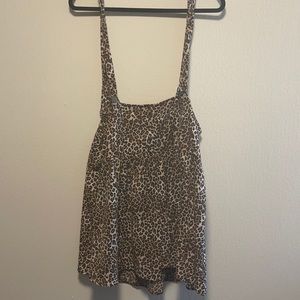 cheetah print dress